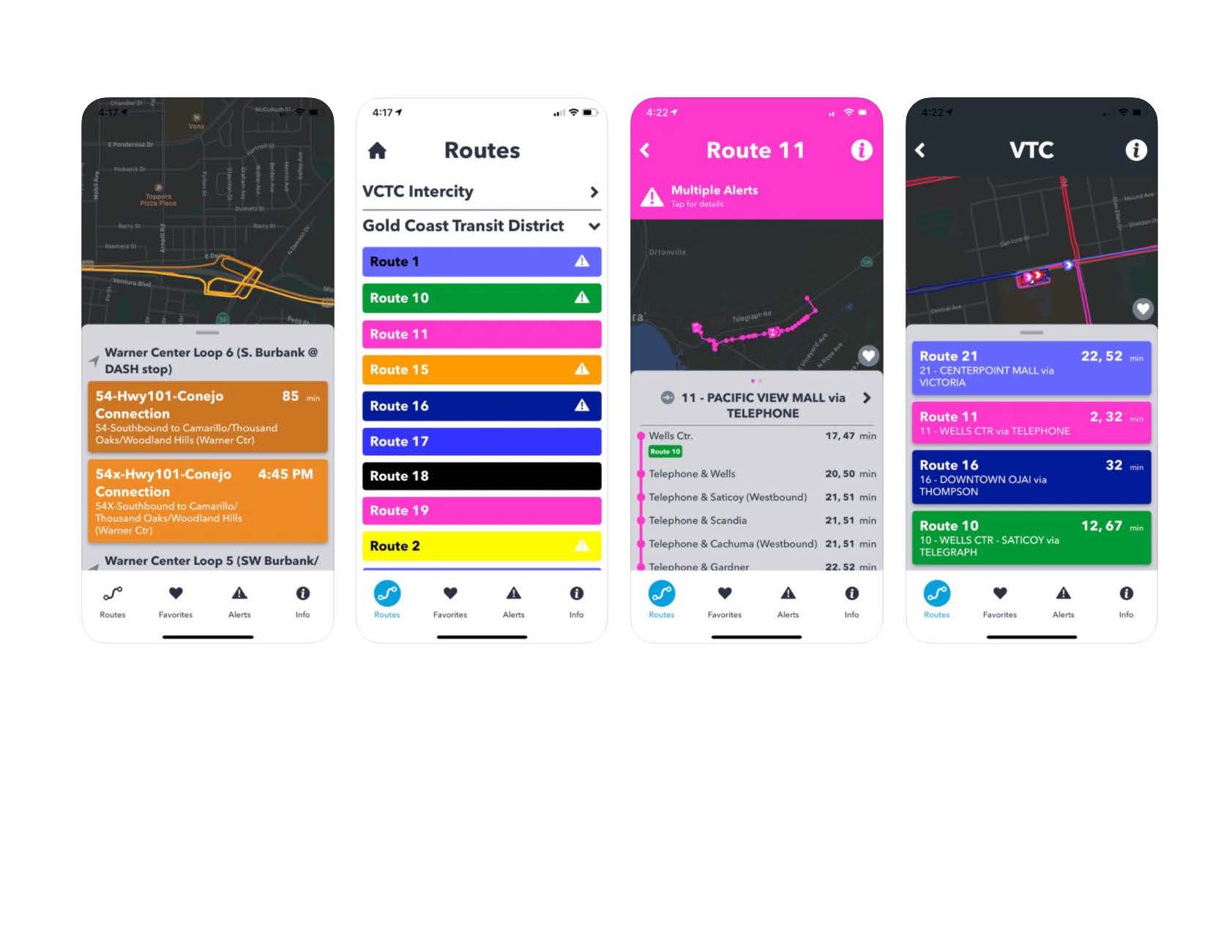 ¡Bienvenido a GOVCbus! Información de pasajeros en tiempo real para los pasajeros de autobuses en el condado de Ventura.