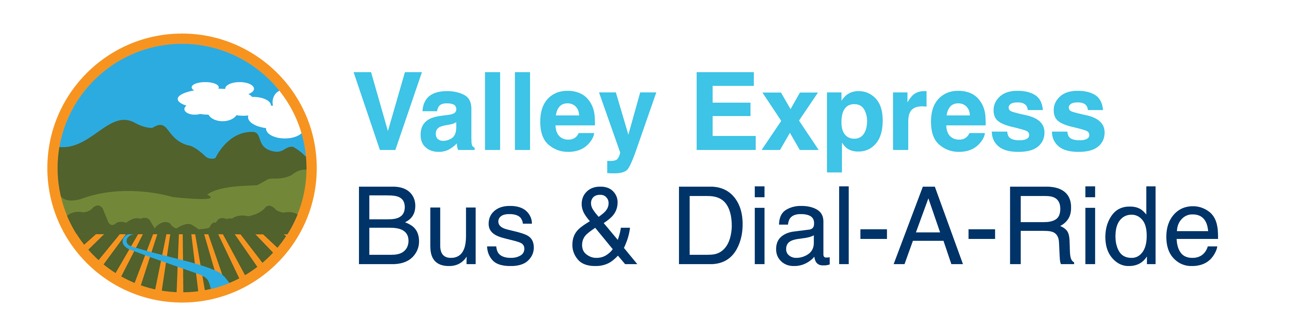 Valley Express Logotipo de autobús y Dial-A-Ride